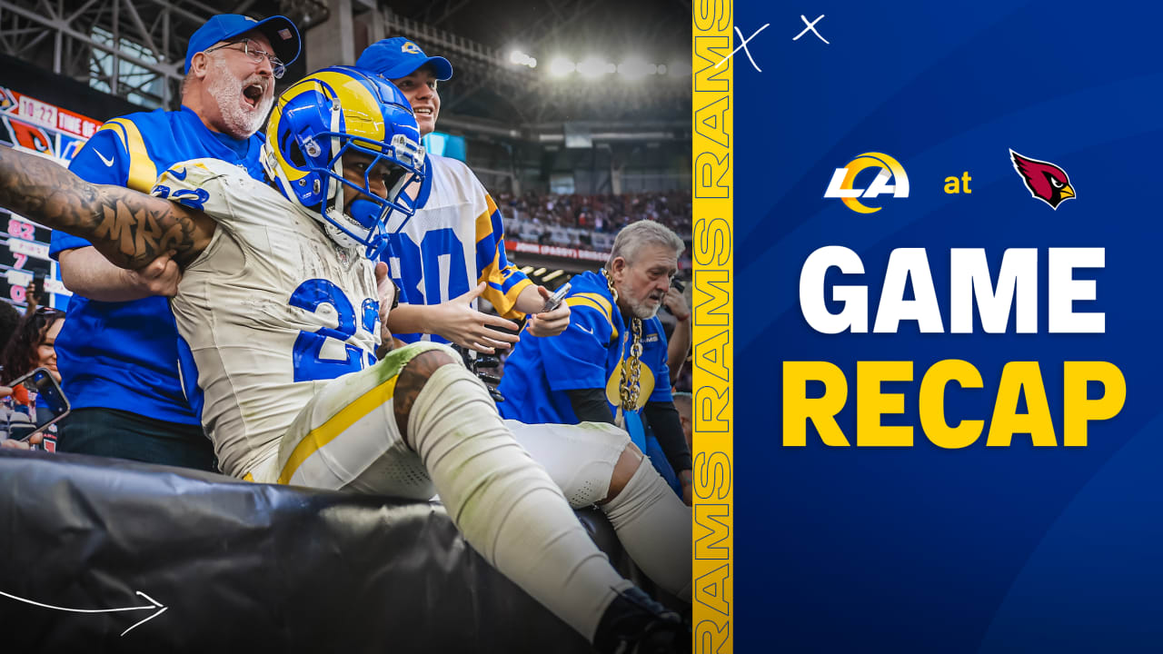 Game Recap: Los Angeles Rams blow out Arizona Cardinals 37-14 in Arizona  for second-straight win