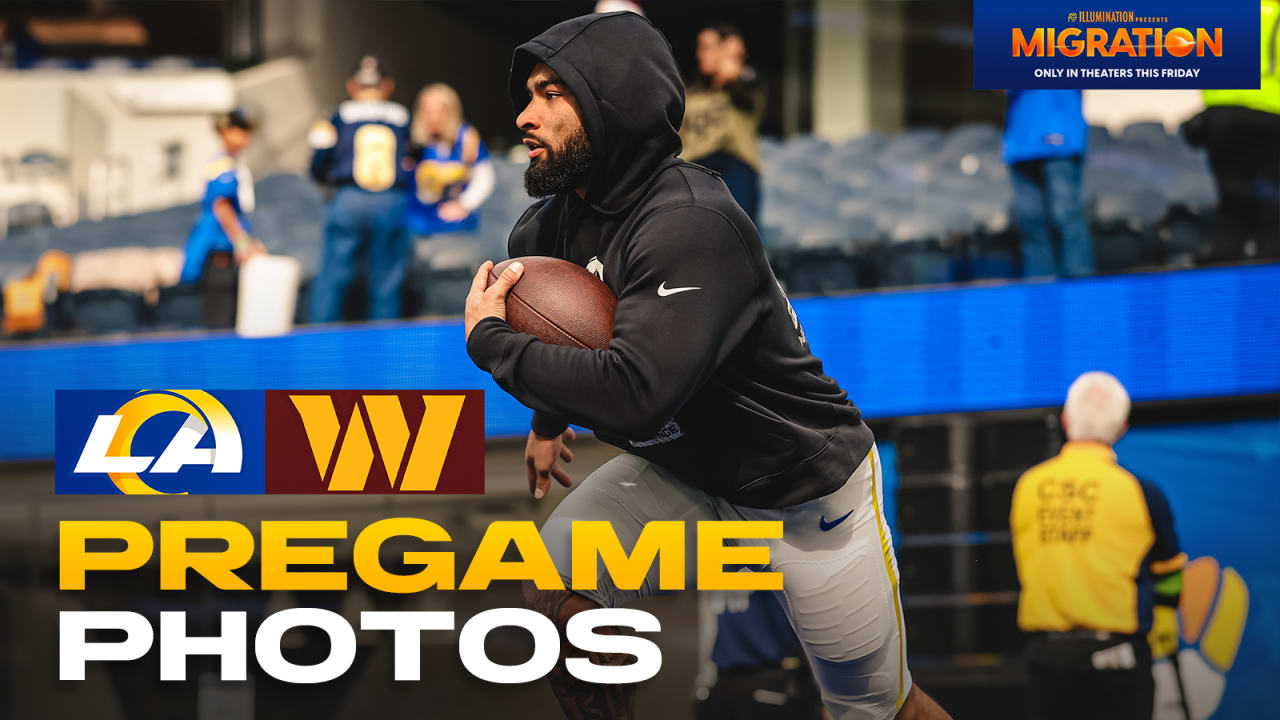 PREGAME PHOTOS: Kyren Williams, Kobie Turner & more Rams players warm ...
