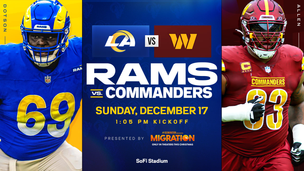 Los Angeles Rams vs Washington Commanders tickets: Buy LA Rams tickets