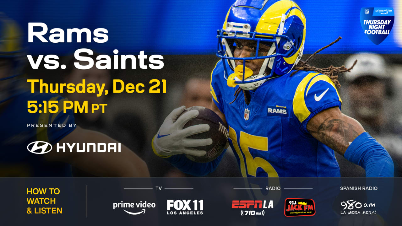 Rams saints deals live stream