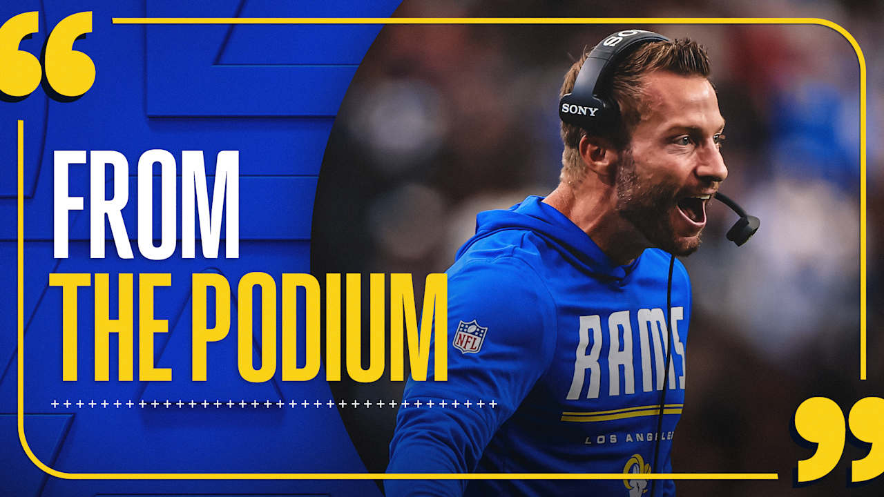 Head coach Sean McVay and quarterback Matthew Stafford give run down on ...