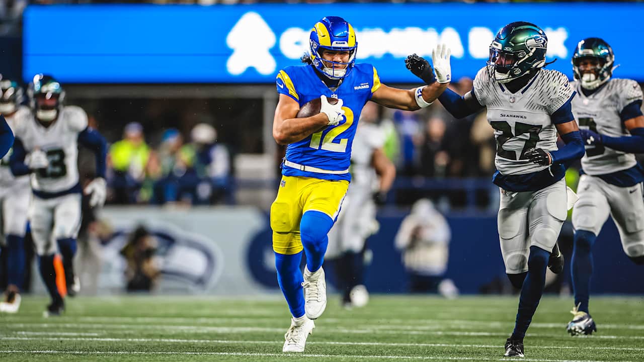 Puka Nacua 54-yard gain - Los Angeles Rams Highlights - Wekk 16 vs. Seattle  Seahawks at Lumen Field