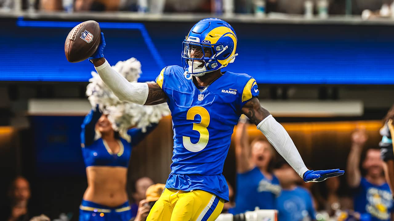 Kam Curl Cobie Durant touchdown strip-sack | Los Angeles Rams Highlights | Week 7 vs. Las Vegas Raiders at SoFi Stadium