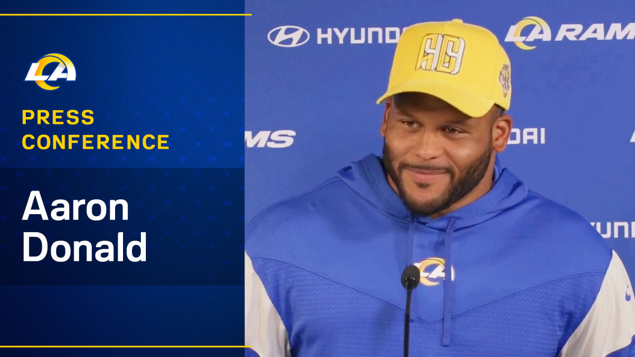 Rams Defensive Tackle Aaron Donald On Facing Packers Without Aaron ...