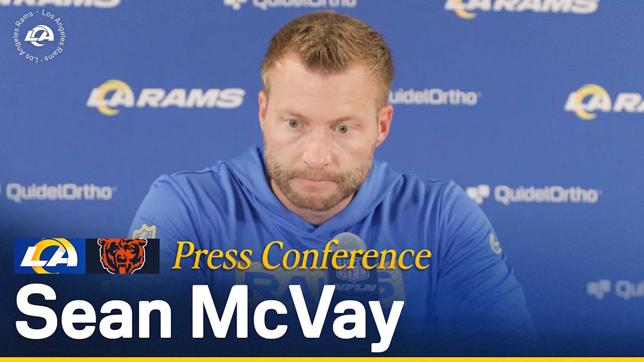 Sean McVay postgame press conference Week 4 Bears | Los Angeles Rams ...