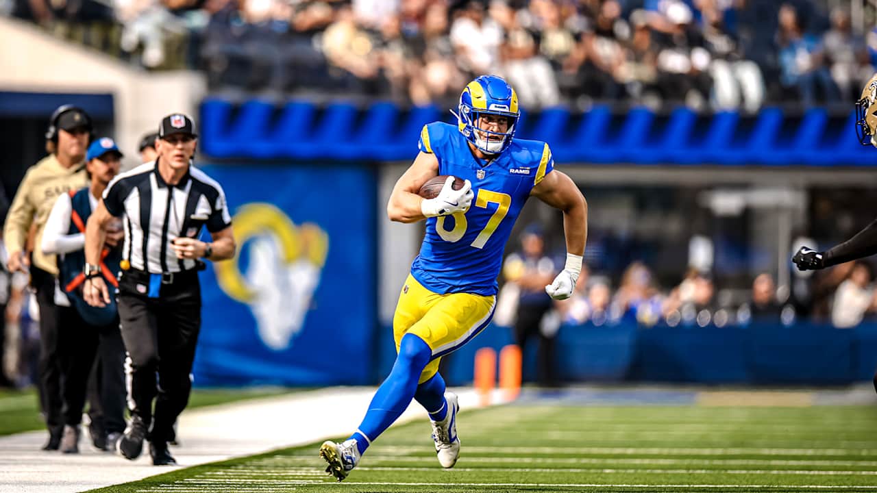 Davis Allen 16-yard gain - Los Angeles Rams Highlights - Week 9 vs. New ...