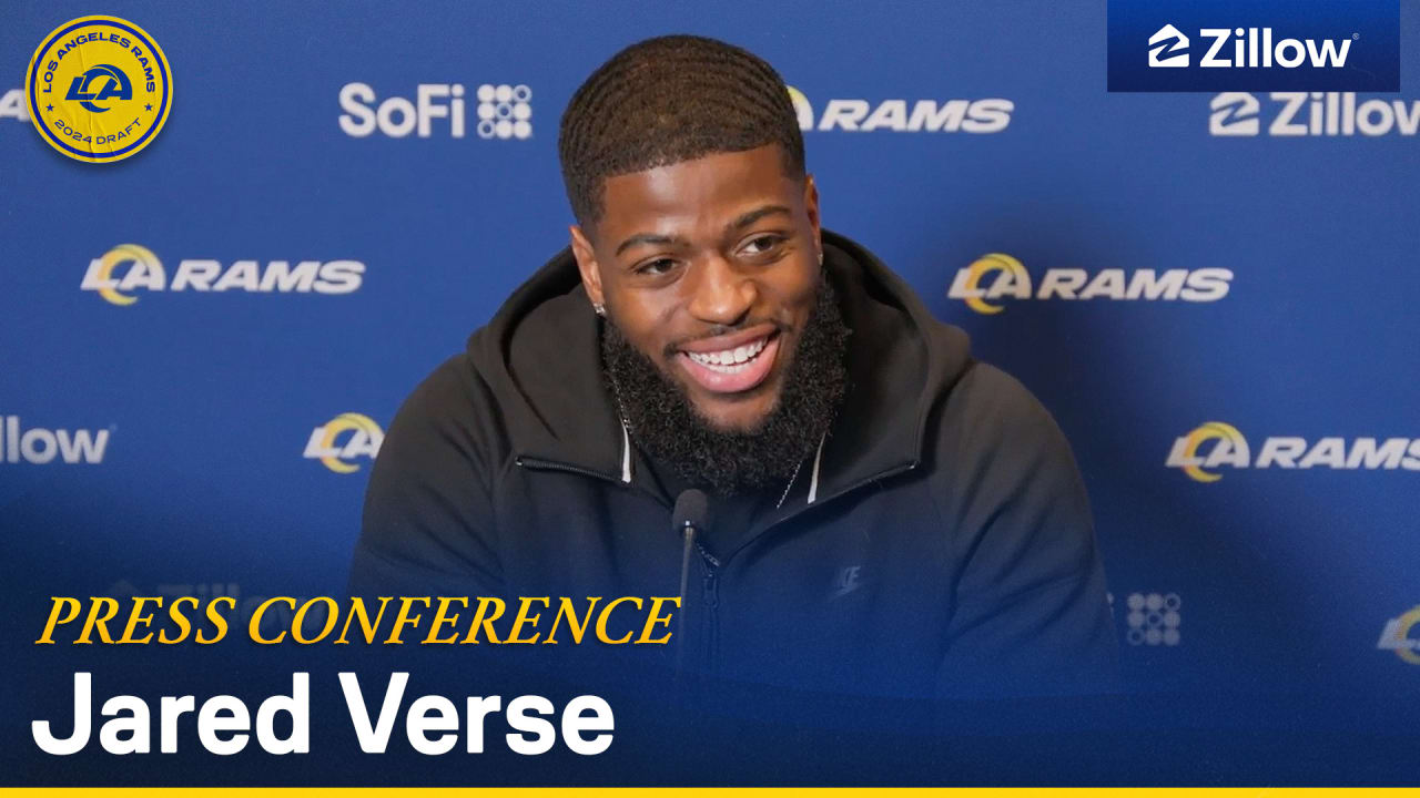 Jared Verse Introductory Press Conference Rams 2024 NFL Draft