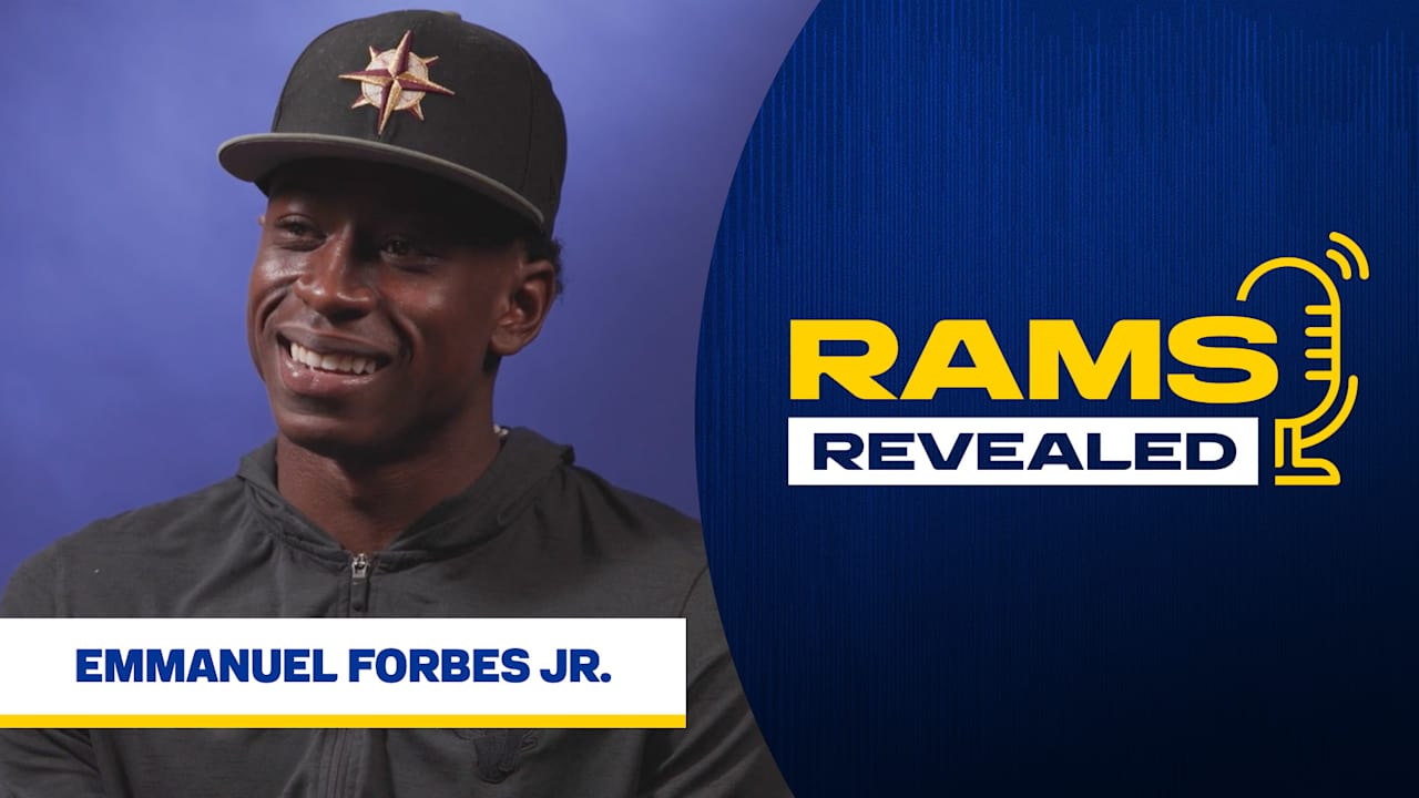 Los Angeles Rams cornerback Emmanuel Forbes Jr. talks about head coach ...