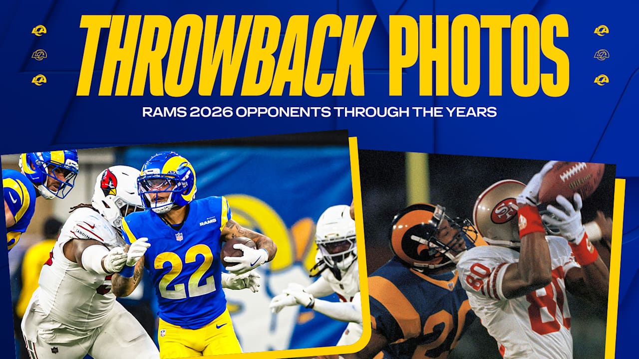 THROWBACK PHOTOS: Rams historic matchups against 2026 opponents ...