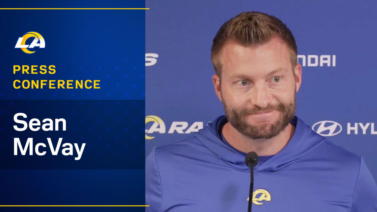 Rams head coach Sean McVay on wide receiver Cooper Kupp being good to
