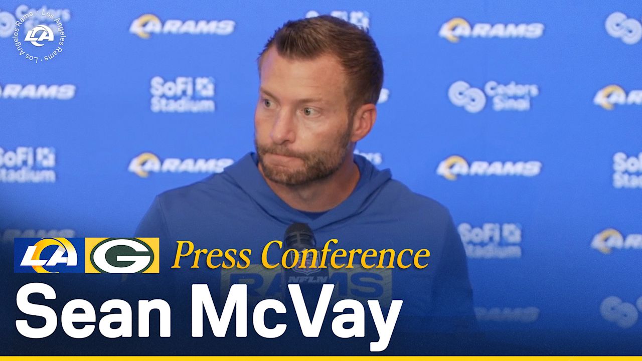 Sean Mcvay Postgame Press Conference Packers Los Angeles Rams Head