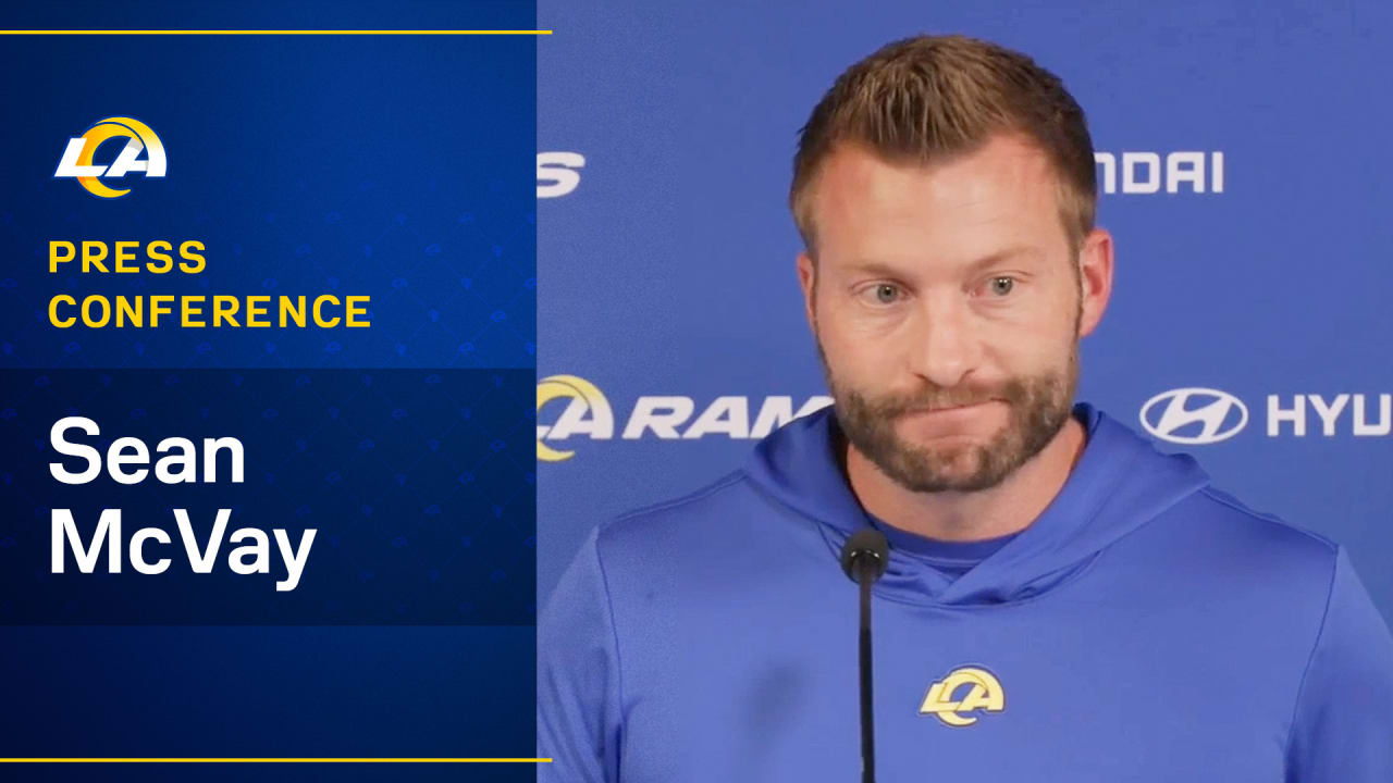 Rams Head Coach Sean McVay Talks Final Injury Updates Heading Into ...