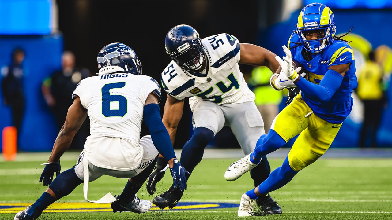 Los Angeles Rams Wide Receiver Demarcus Robinsons Third Catch As A Ram Goes For A 23 Yard Gain 