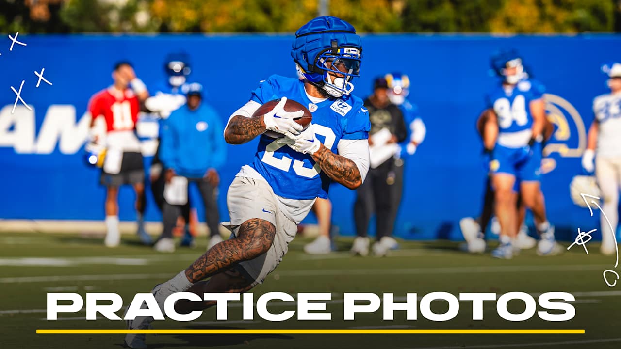 Los Angeles Rams practice ahead of their Week 10 matchup against the San Francisco 49ers