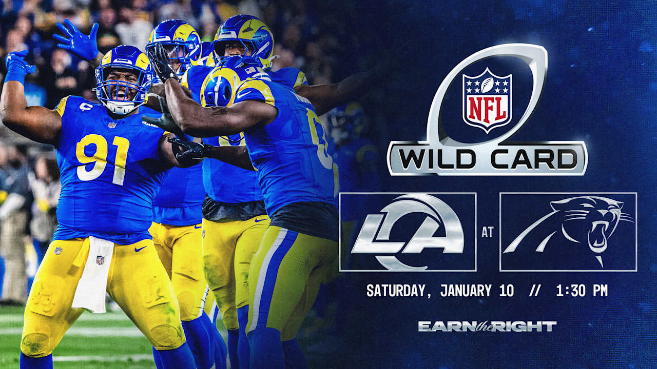 Rams to face Panthers in Wild Card round of playoffs