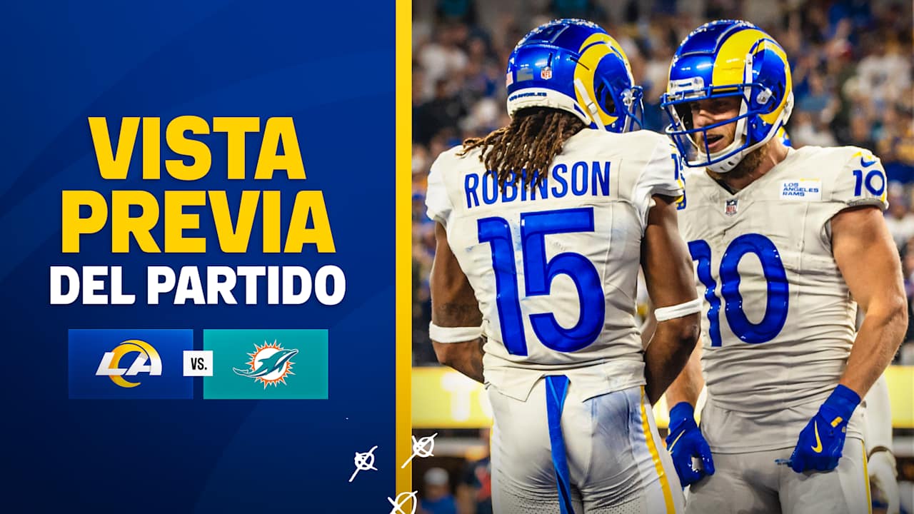 Los Rams quieren calentarse más al recibir a Miami en Monday Night Football