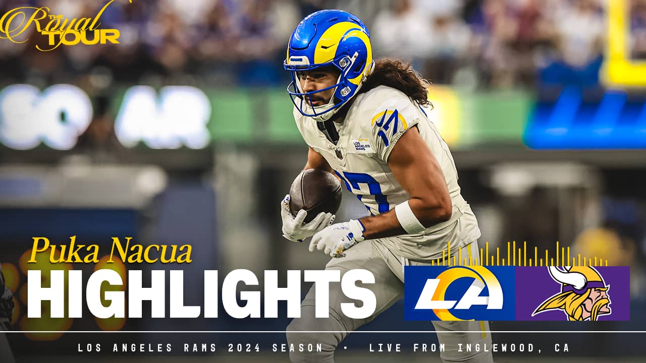 Every Puka Nacua catch from 106yard game vs. Vikings Week 8