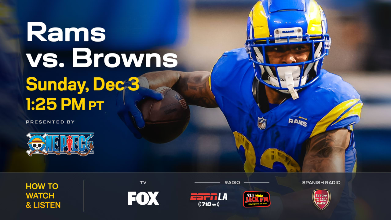 How to watch Rams vs. Browns in Week 13