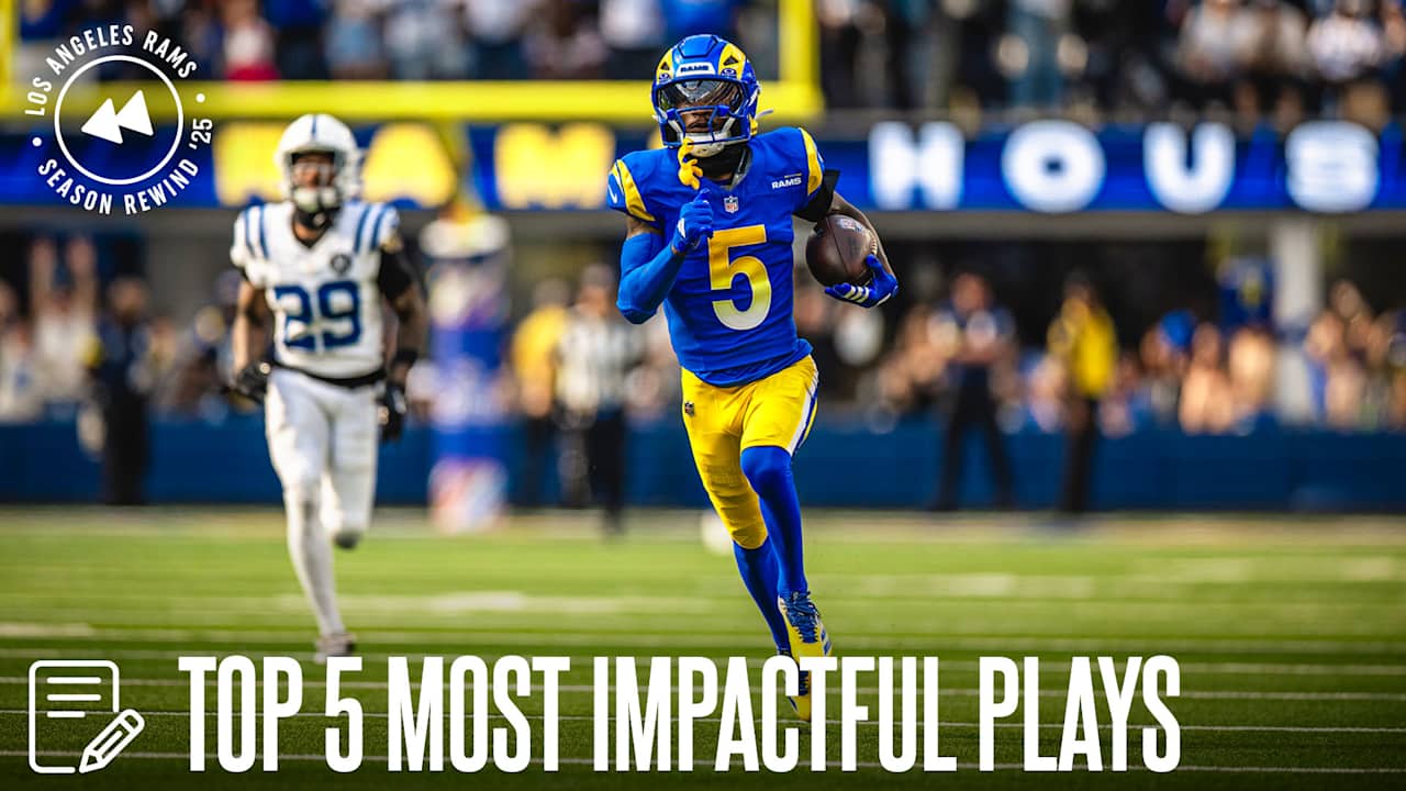 Top 5 most impactful plays of the Rams' 2025 season based on win ...