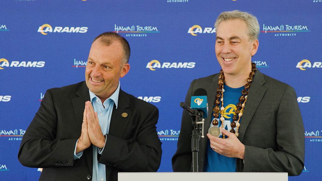Los Angeles Rams Press Conference - Rams President Kevin Demoff ...
