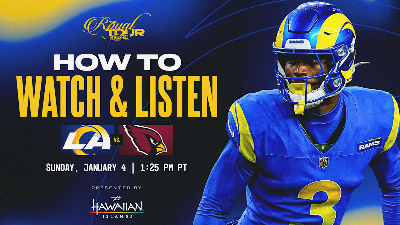 Los Angeles Rams vs. Arizona Cardinals: How to watch, listen to and live stream Week 18