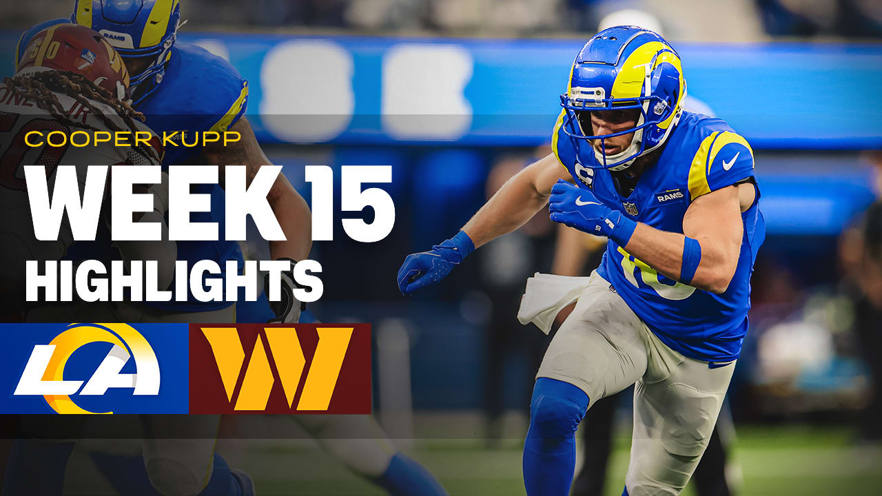 Cooper Kupp's best catches from his 111yard game vs. Washington