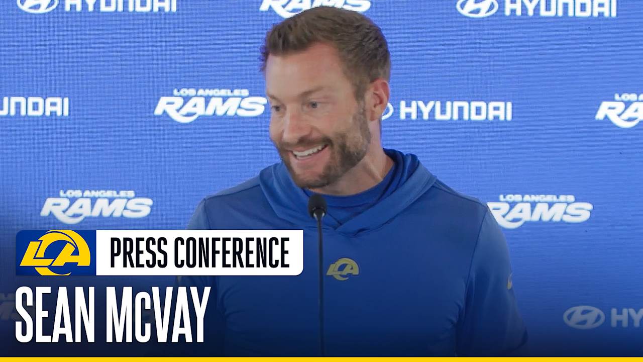 Los Angeles Rams head coach Sean McVay breaks down the Week 8 injury ...