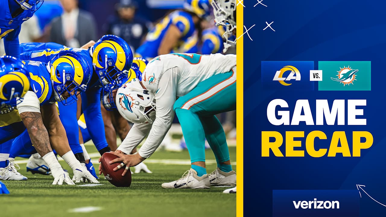 Game Recap Rams fall to Dolphins 2315 on Monday Night Football