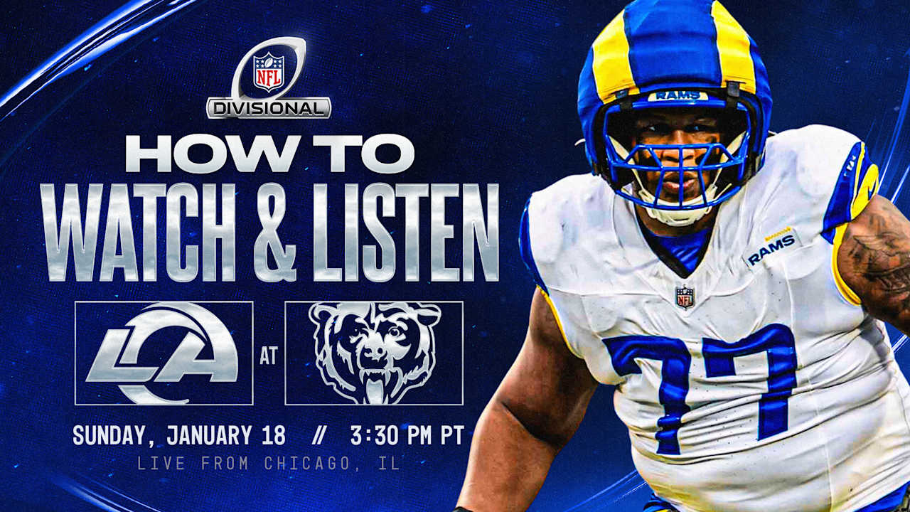 Rams 공식 안내 이미지 - Rams at Bears How to Watch