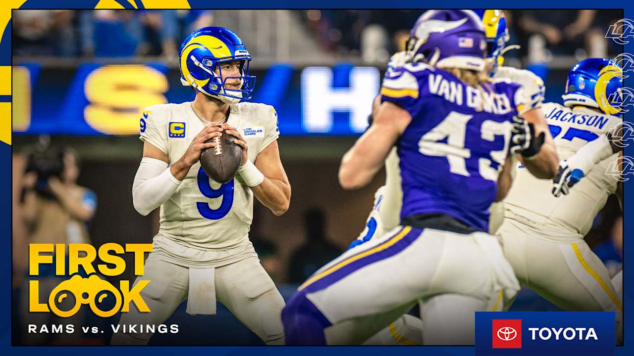 First Look: Rams host Vikings in Wild Card round of playoffs