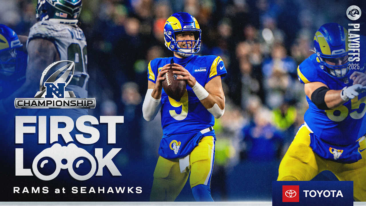 First Look: Rams travel to Seattle to take on Seahawks in NFC Championship Game