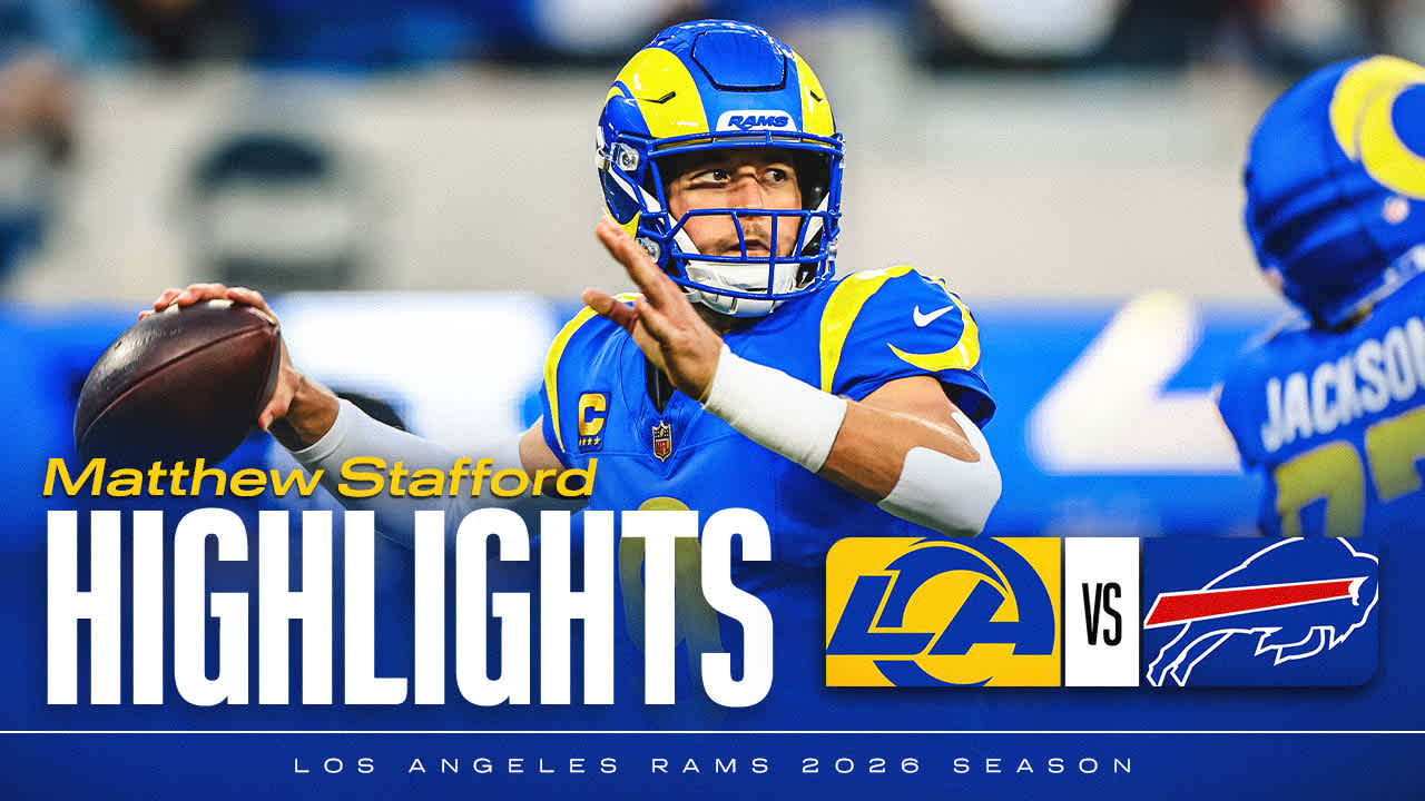 HIGHLIGHTS: Matthew Stafford's best throws from 3-TD game vs. Bills in ...