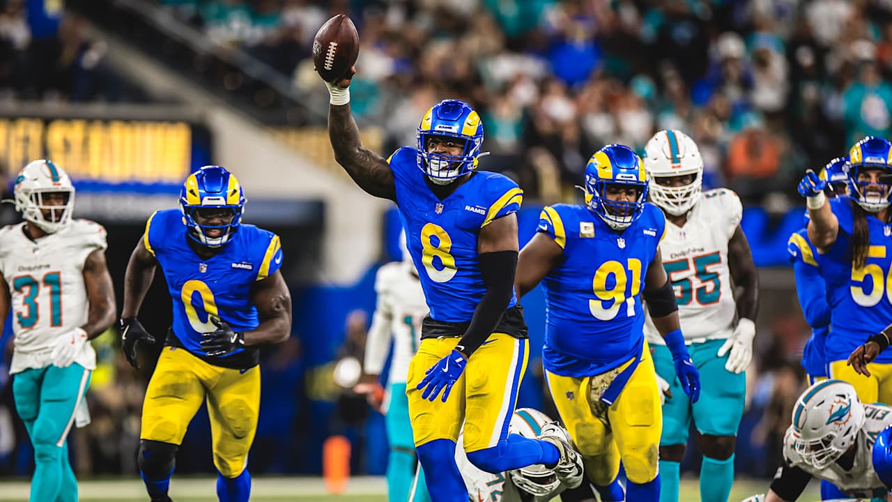 Jared Verse sack fumble recovery Los Angeles Rams Highlights Week