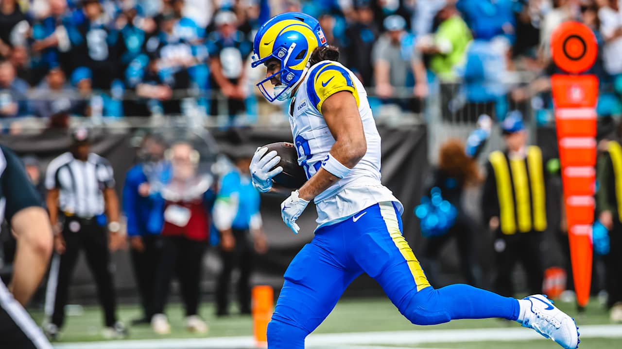 Puka Nacua touchdown - Los Angeles Rams Highlights - Wild Card vs ...