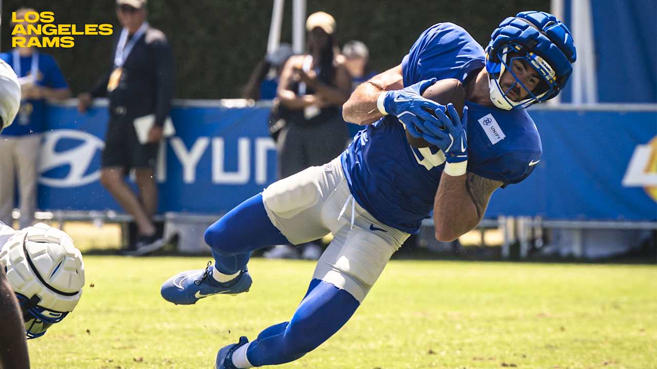 Tyler Higbee discusses his health and mentorship in deep tight end room ahead of Year 10