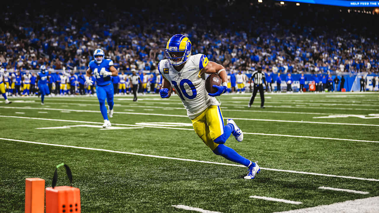 Cooper Kupp touchdown Lions Los Angeles Rams Highlights Rams wide