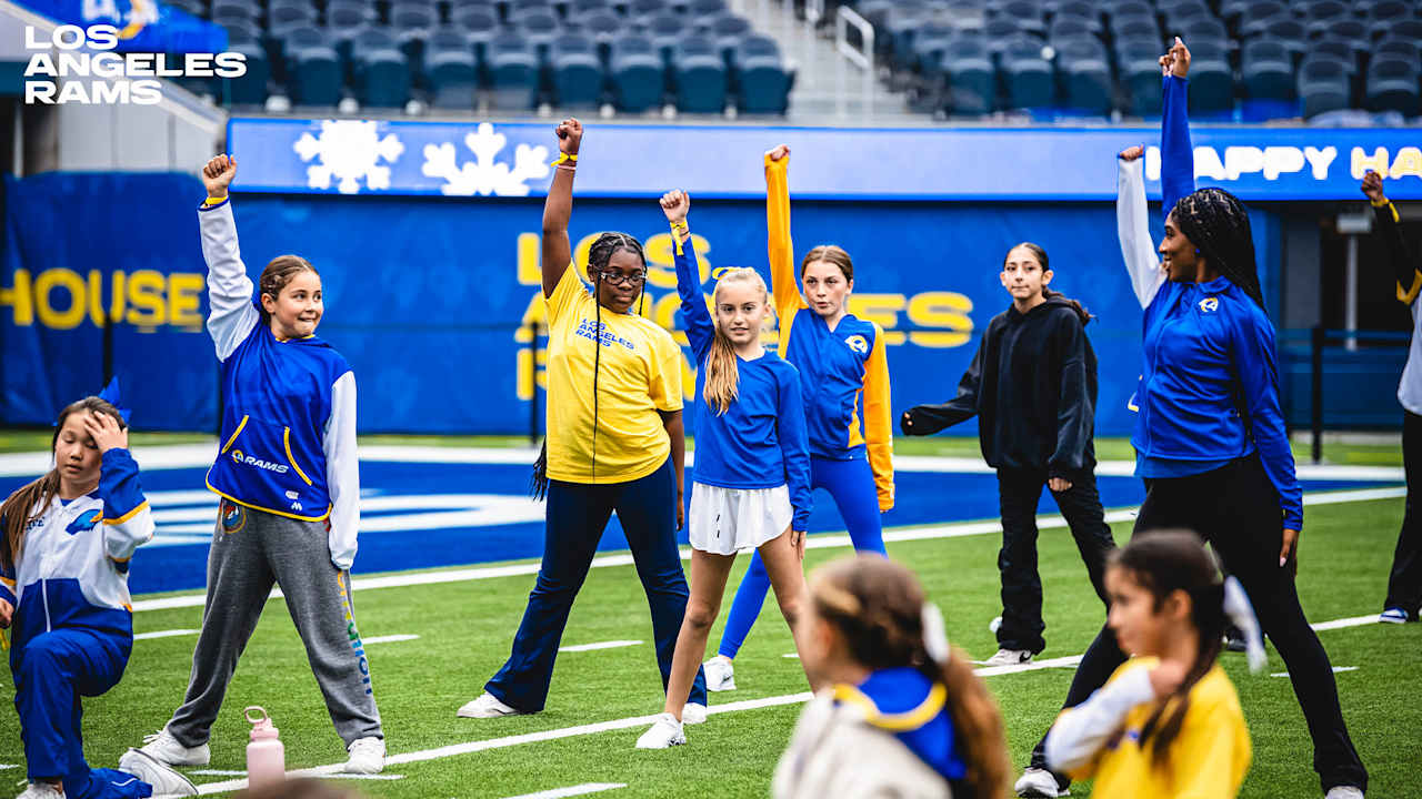 BEHIND THE SCENES PHOTOS: Rams junior cheerleaders as they prepared for ...