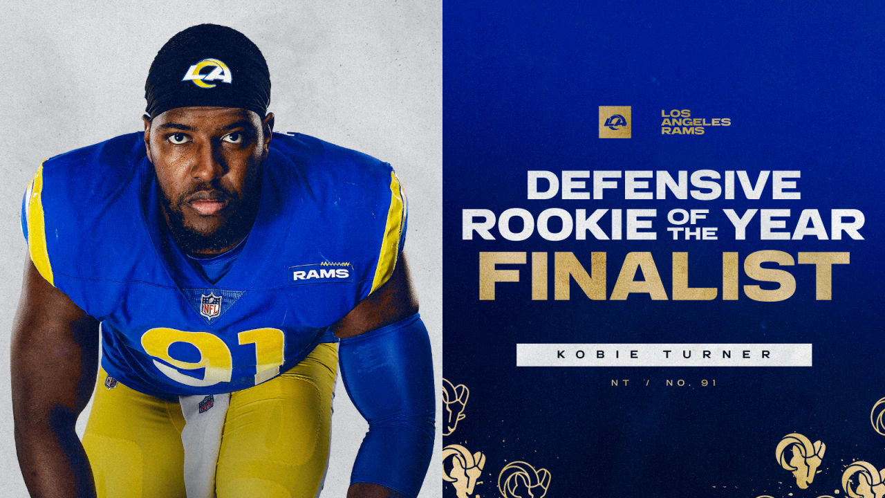 Los Angeles Rams nose tackle Kobie Turner named finalist for AP 2023 NFL Defensive Rookie of the Year award