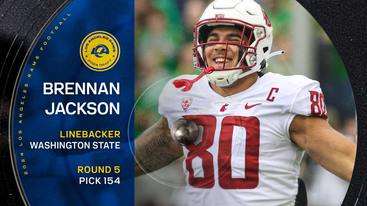 PHOTOS: Meet new Rams LB Brennan Jackson | 2024 NFL Draft