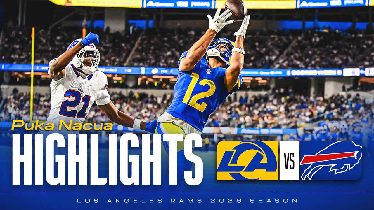 HIGHLIGHTS: Puka Nacua's best plays from 147-yard game vs. Bills in Week 5