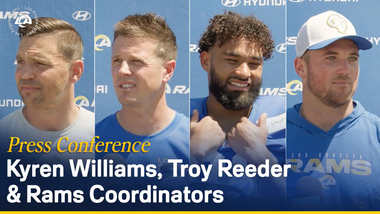 Kyren Williams, Troy Reeder, Ernest Jones trade, 53man roster Los Angeles Rams Press