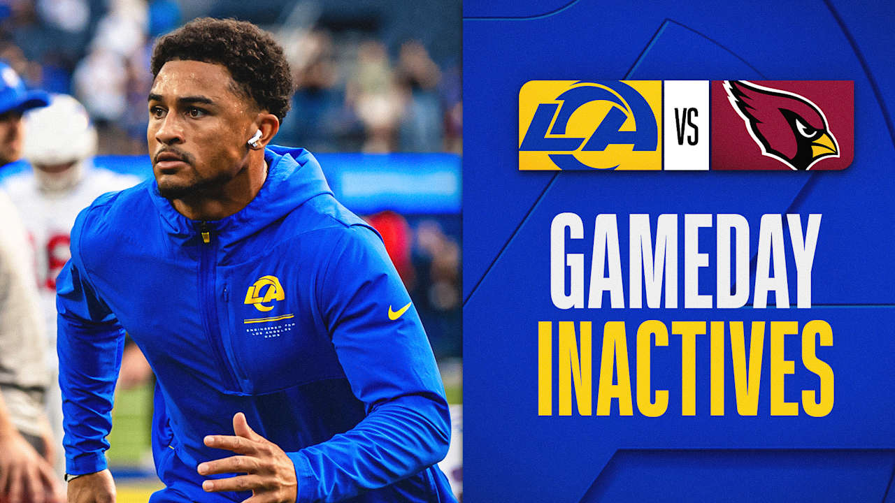 Cornerback Trent McDuffie among Rams' inactives for Week 6 vs. Cardinals