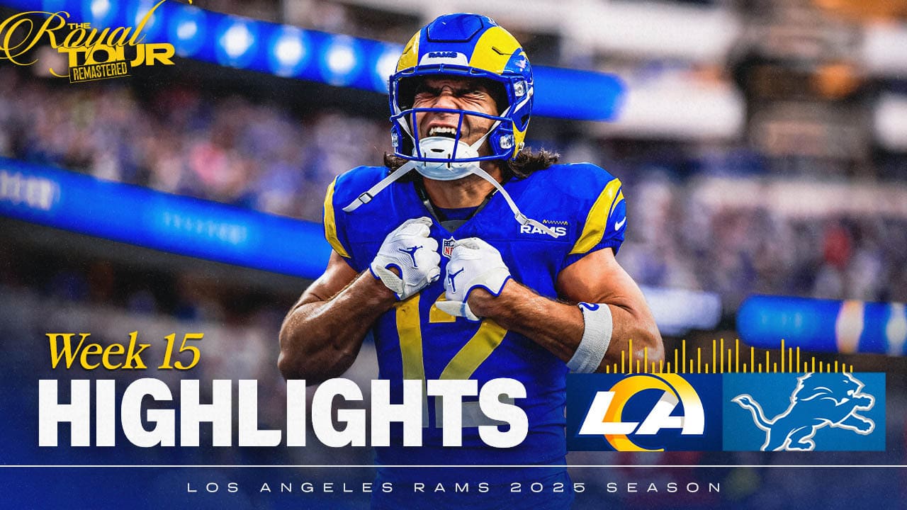 Los Angeles rams top plays vs. Detroit Lions in Week 15