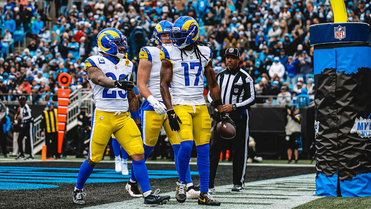 Davante Adams 4-yard touchdown - Los Angeles Rams Highlights - Week 13 vs. Carolina  Panthers at Bank of America Stadium