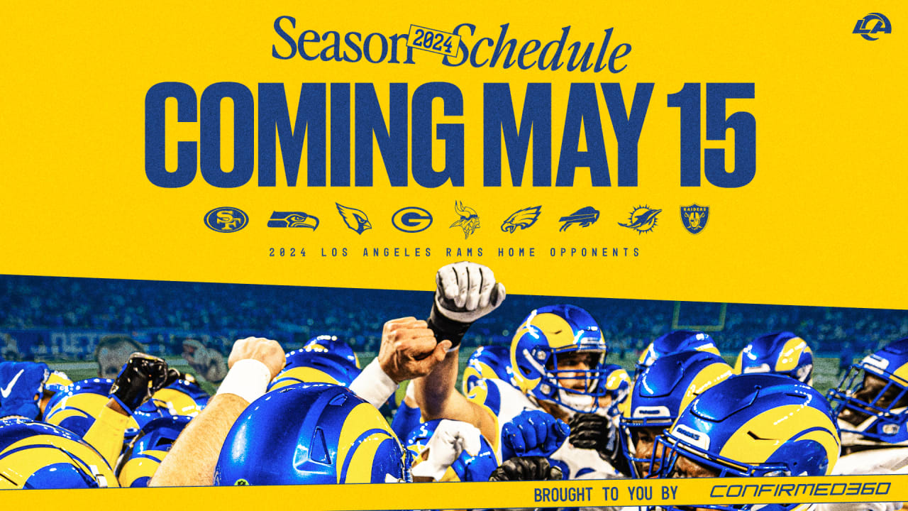 Los Angeles Rams' 2024 schedule coming May 15