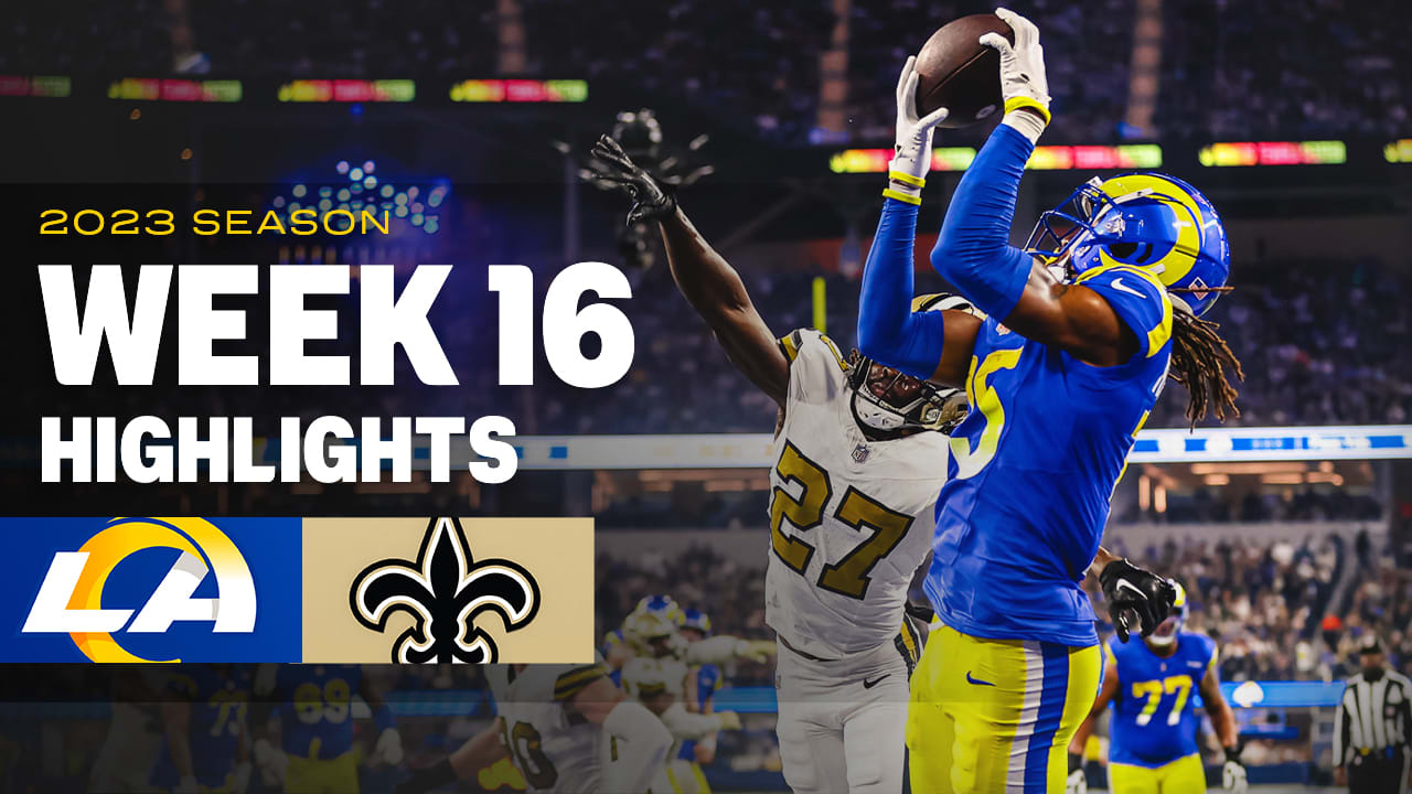 Rams' top plays vs. Saints in Week 16 | Demarcus Robinson's TD, Jordan ...