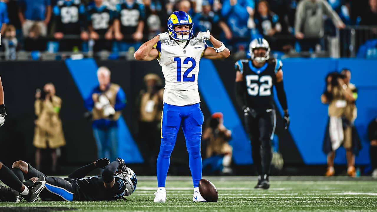 Puka Nacua 16-yard catch - Los Angeles Rams Highlights - Wild Card vs ...