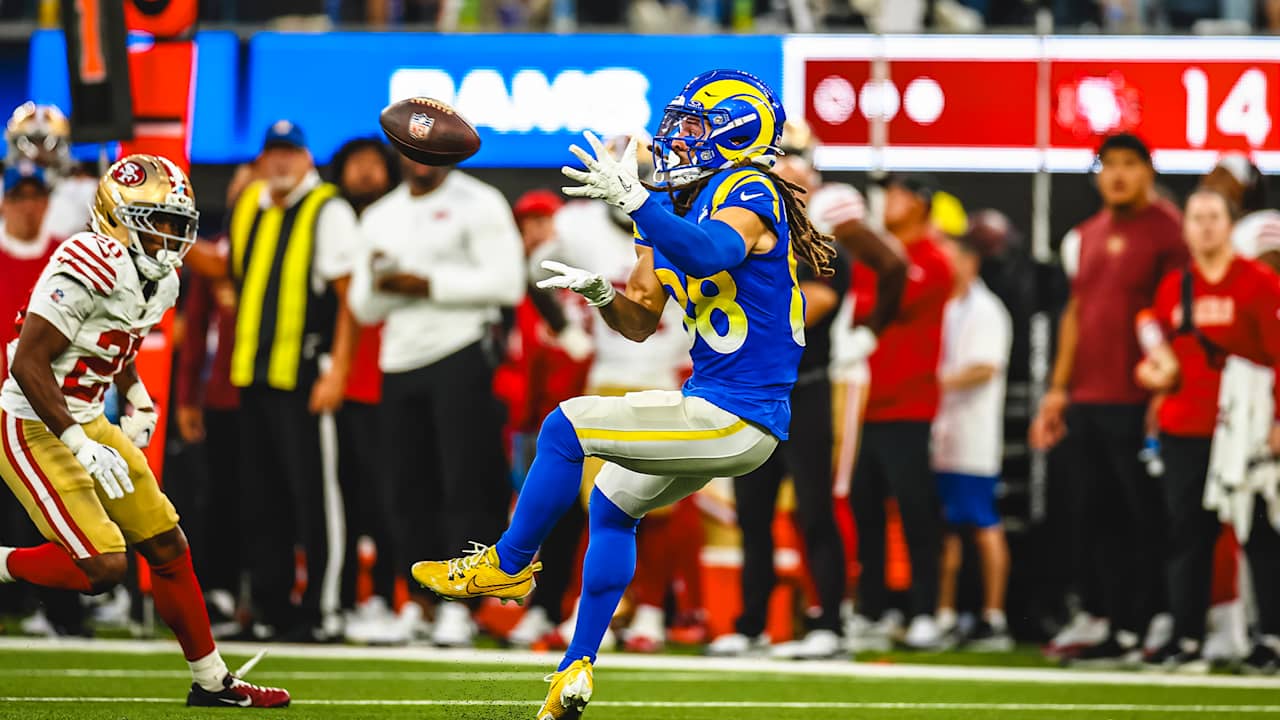 Jordan Whittington 22-yard catch - Los Angeles Rams Highlights - Week 5 ...