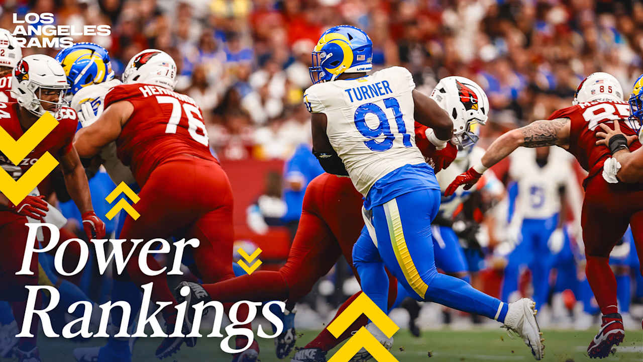 Rams Power Rankings: Week 3