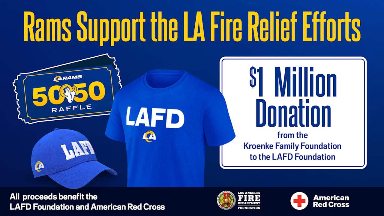 Rams announce efforts to support Los Angeles during unprecedented fires